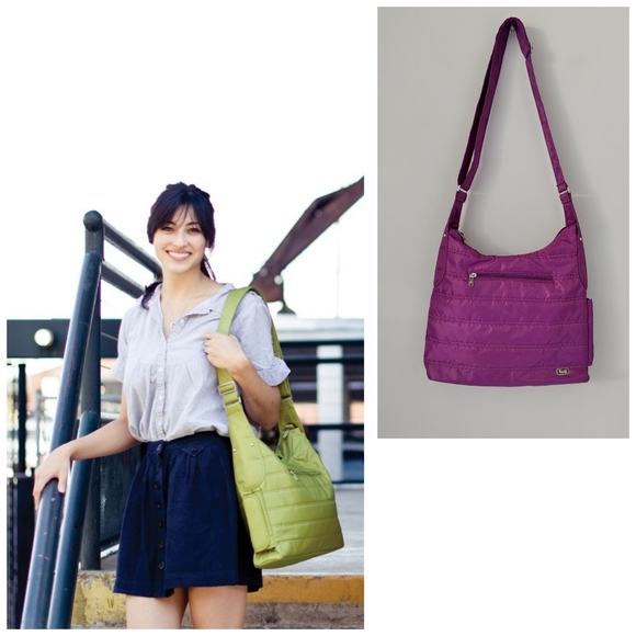 lug Bags Lug Cable Car Satchel Crossbody Bag Purple Quilted Poshmark